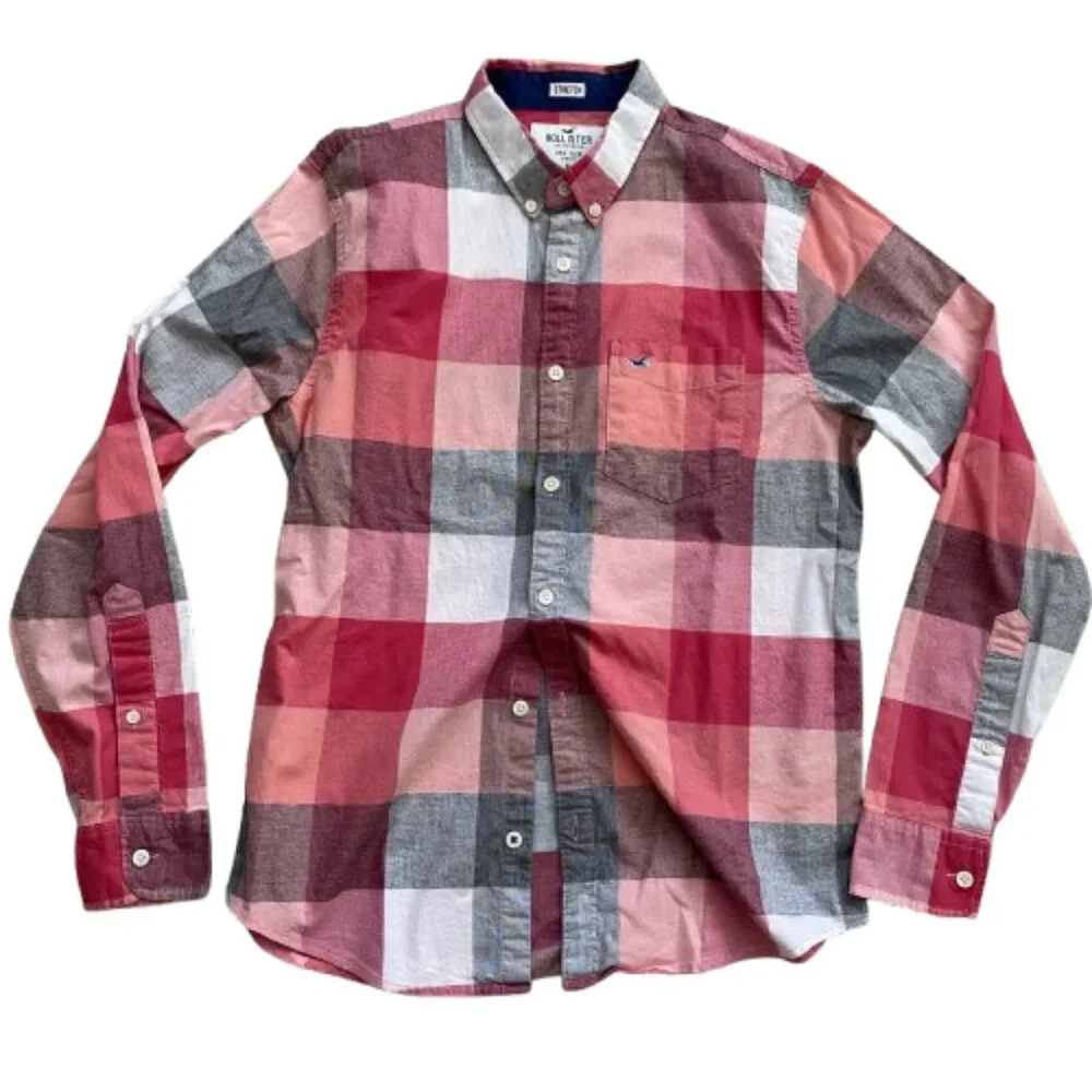 Hollister Epic Flex Stretch button down size M - Picture 2 of 2